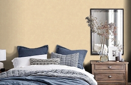 Обои Stucco002/4 фото в интерьере спальни превью