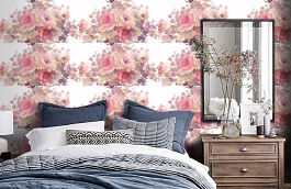 Обои V9002/1 фото в интерьере спальни превью