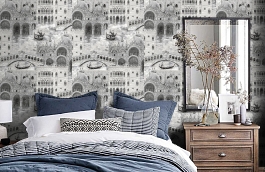 Обои 1011 фото в интерьере спальни превью