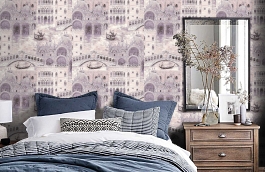 Обои 1022 фото в интерьере спальни превью