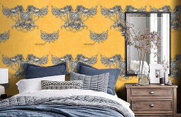 Обои 10 004 фото в интерьере спальни превью