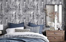 Обои 10011 фото в интерьере спальни превью