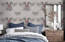 Обои 10 011 фото в интерьере спальни превью