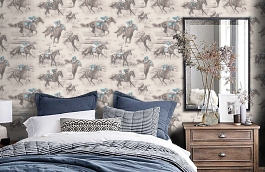 Обои 12 012/1 фото в интерьере спальни превью