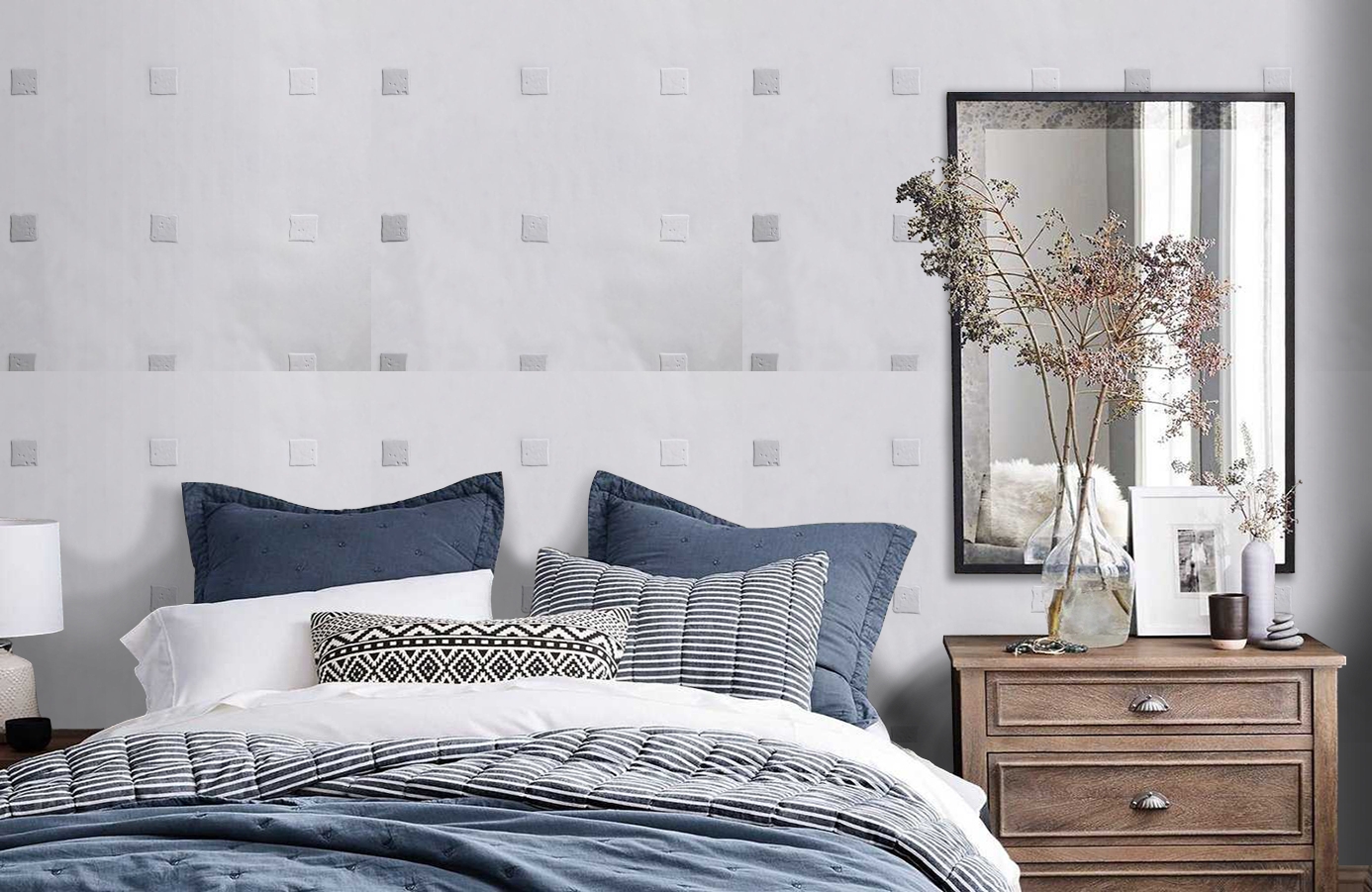 Обои 9313 фото в интерьере спальни