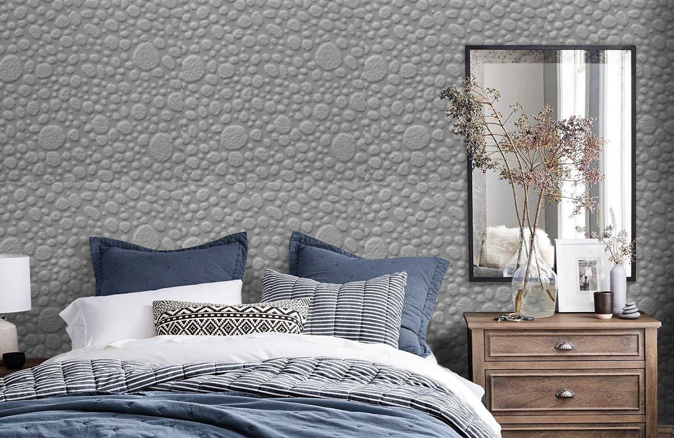 Обои 9317 фото в интерьере спальни