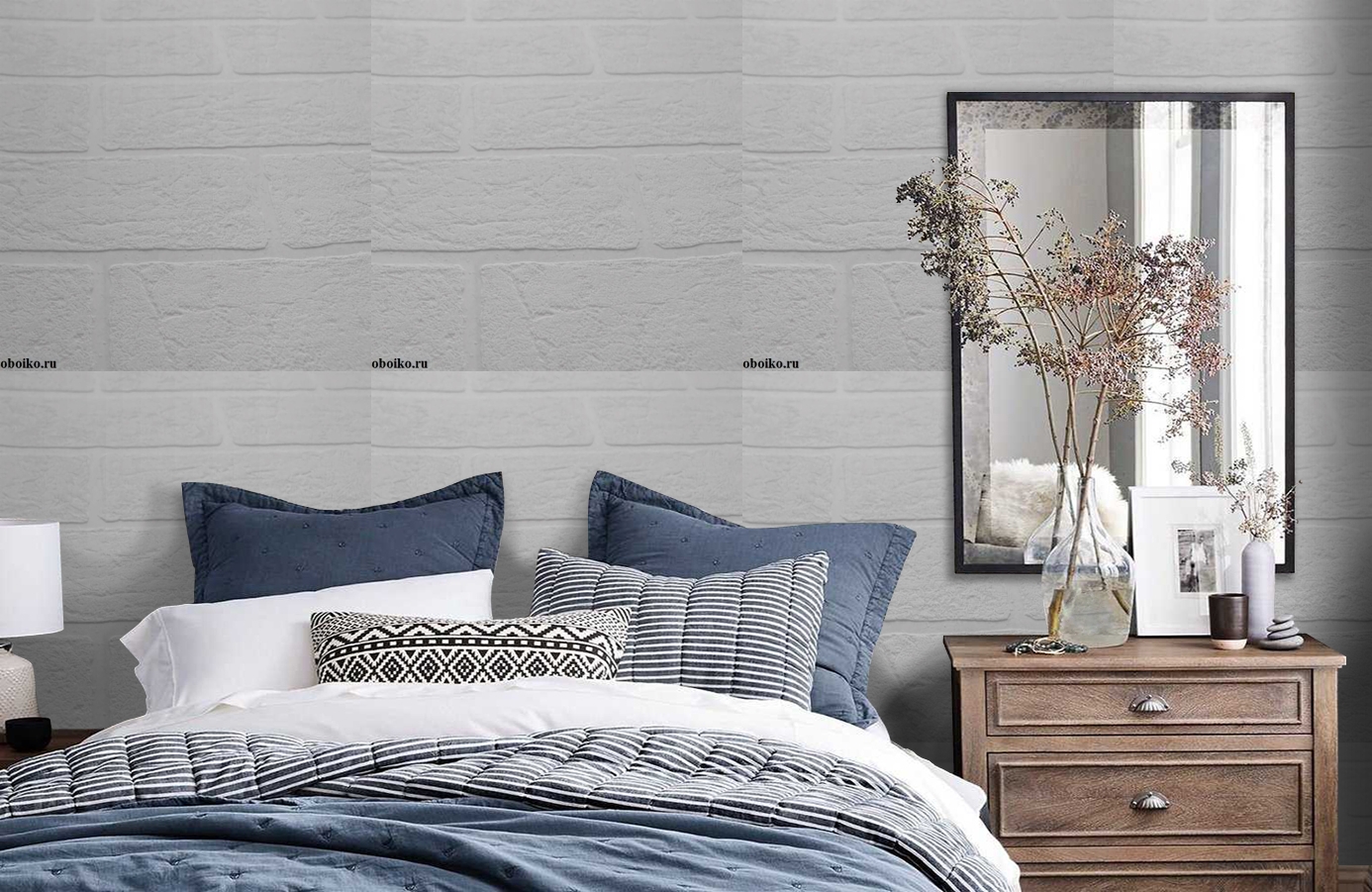 Обои 9342 фото в интерьере спальни