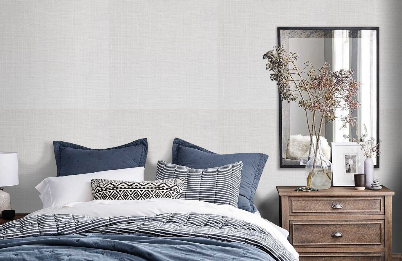 Обои 9764 фото в интерьере спальни