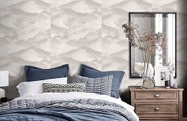 Обои AM1 002 1 фото в интерьере спальни превью