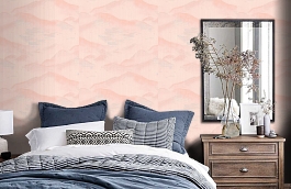 Обои AM1 007 фото в интерьере спальни превью