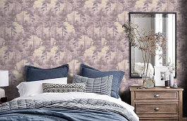 Обои AM2 002 1 фото в интерьере спальни превью