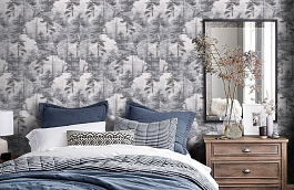 Обои AM2 011 фото в интерьере спальни превью