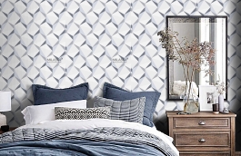 Обои M3 011/1 фото в интерьере спальни превью