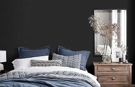 Обои Neo3 011 1 фото в интерьере спальни превью