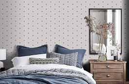 Обои Neo6 011 1 фото в интерьере спальни превью