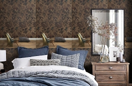 Обои MRV-04 фото в интерьере спальни превью