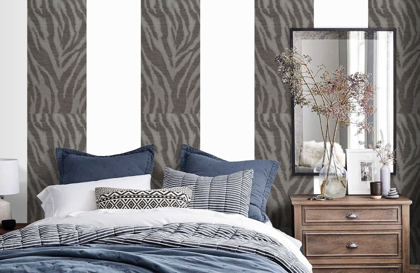 Обои 185026 фото в интерьере спальни