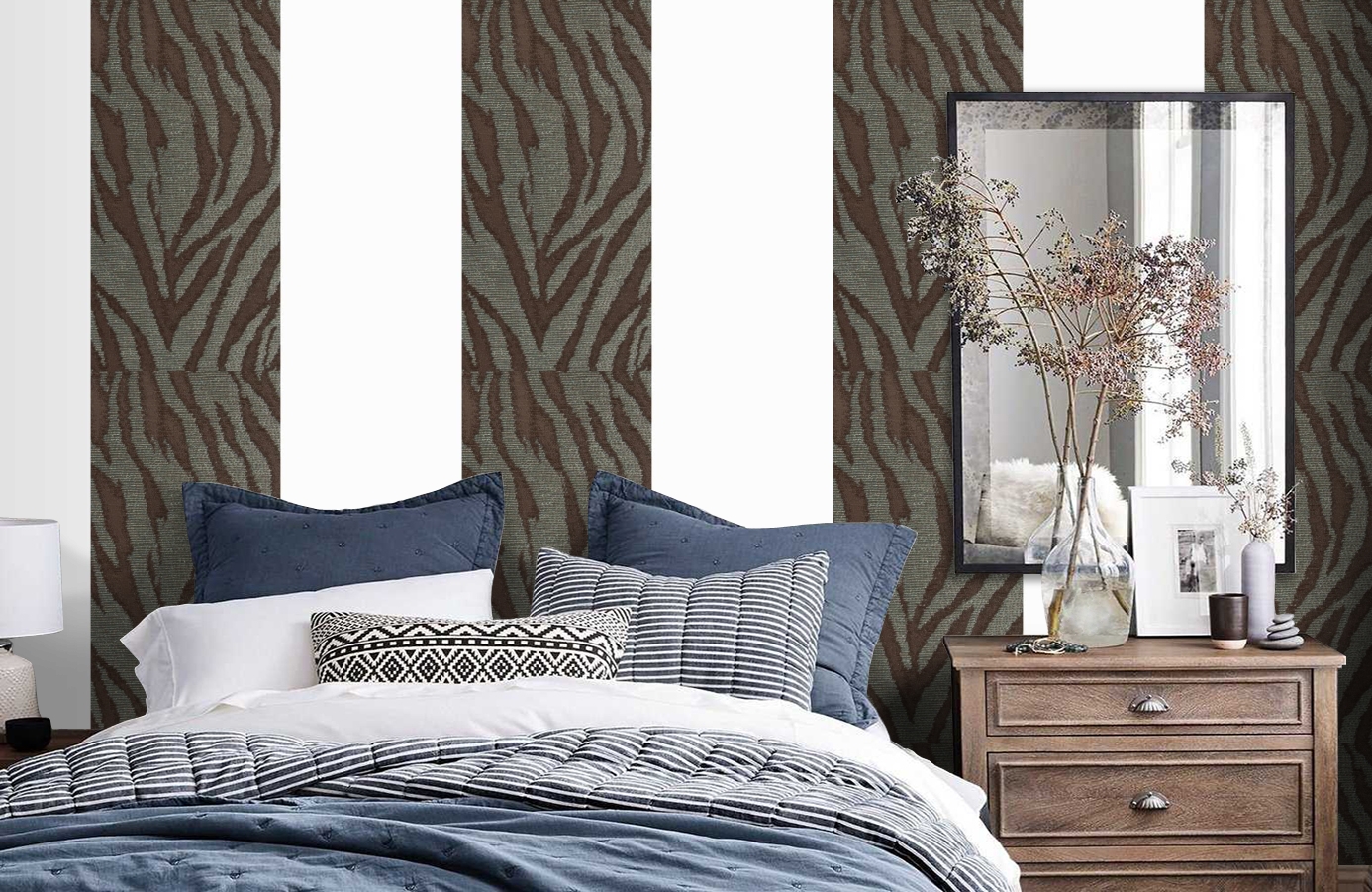 Обои 185028 фото в интерьере спальни