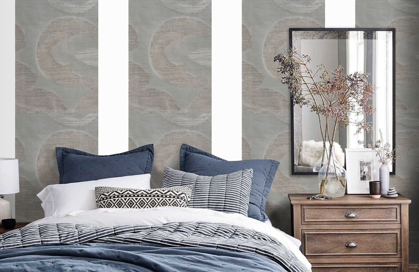 Обои 185050 фото в интерьере спальни