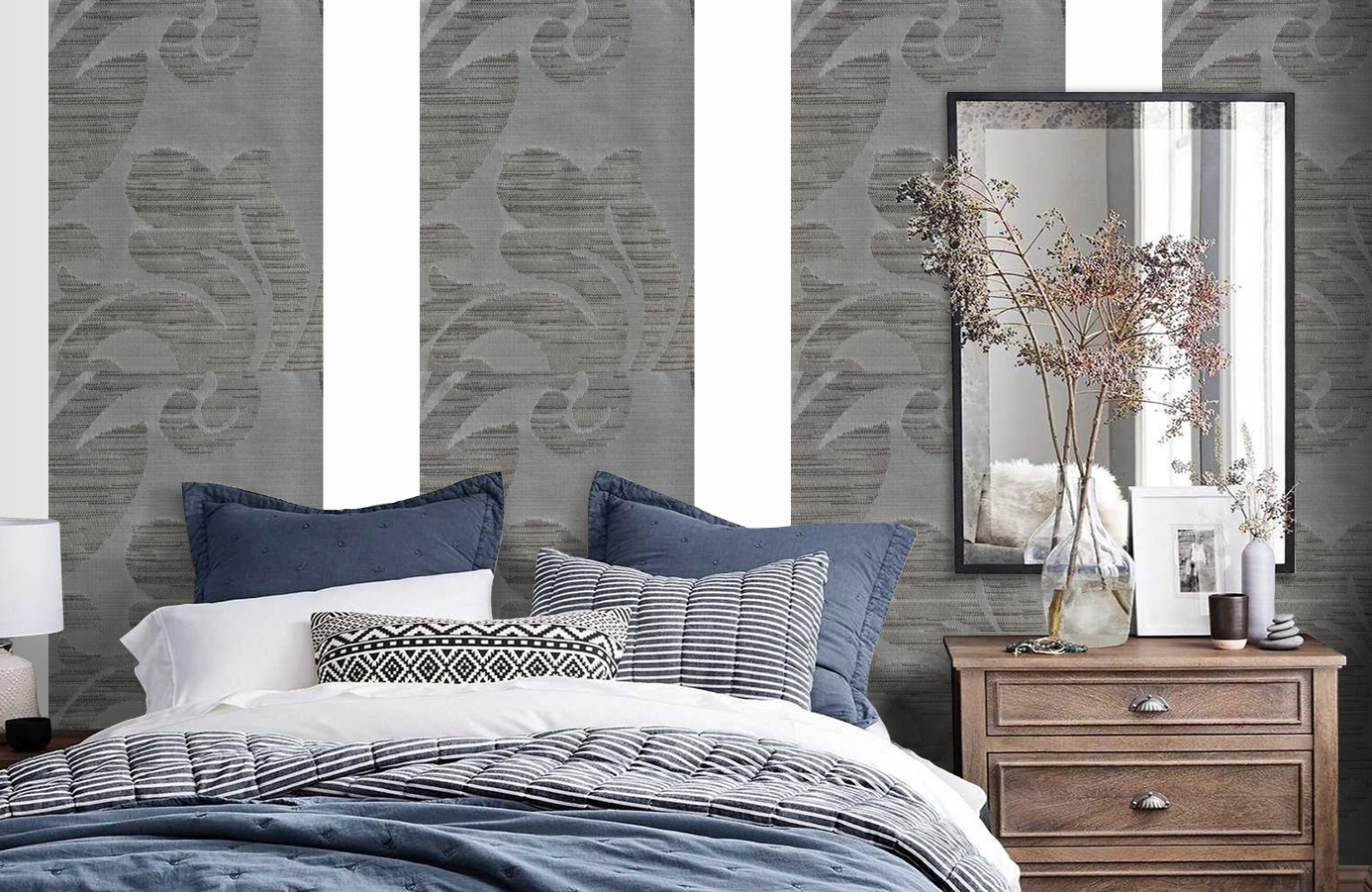 Обои 185051 фото в интерьере спальни