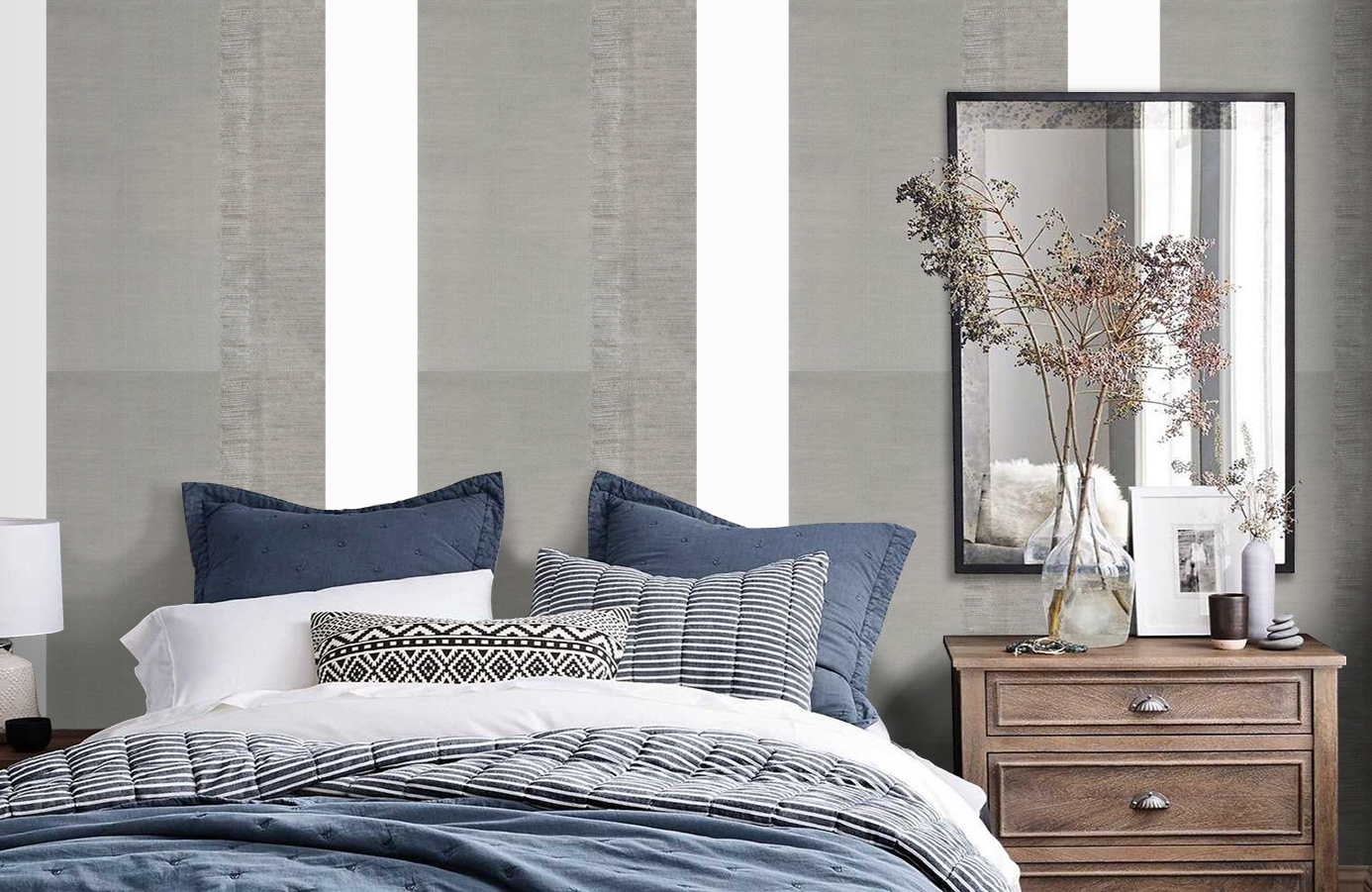 Обои 185060 фото в интерьере спальни