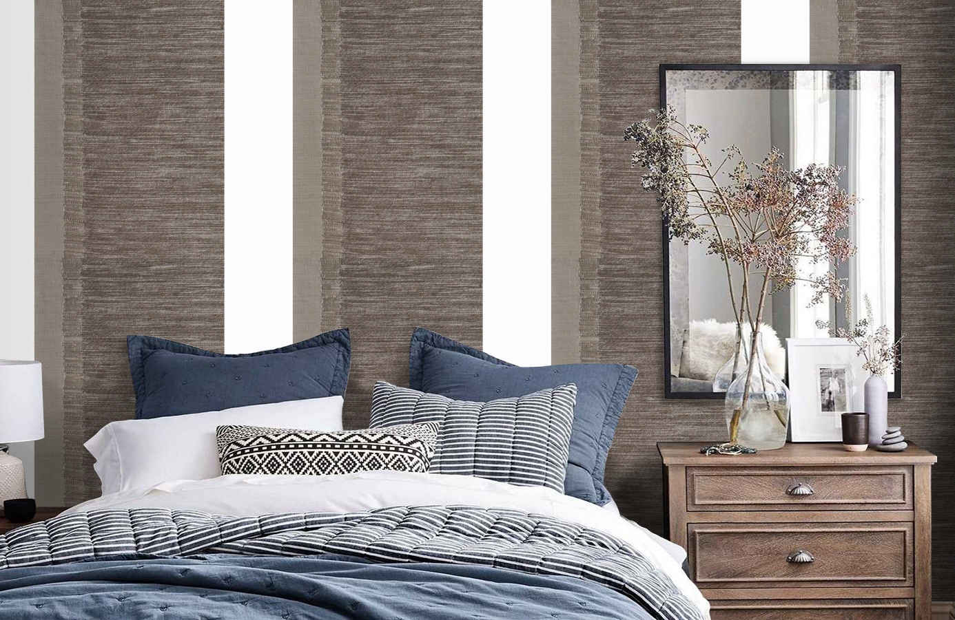 Обои 185062 фото в интерьере спальни Обои 185062 фото в интерьере спальни