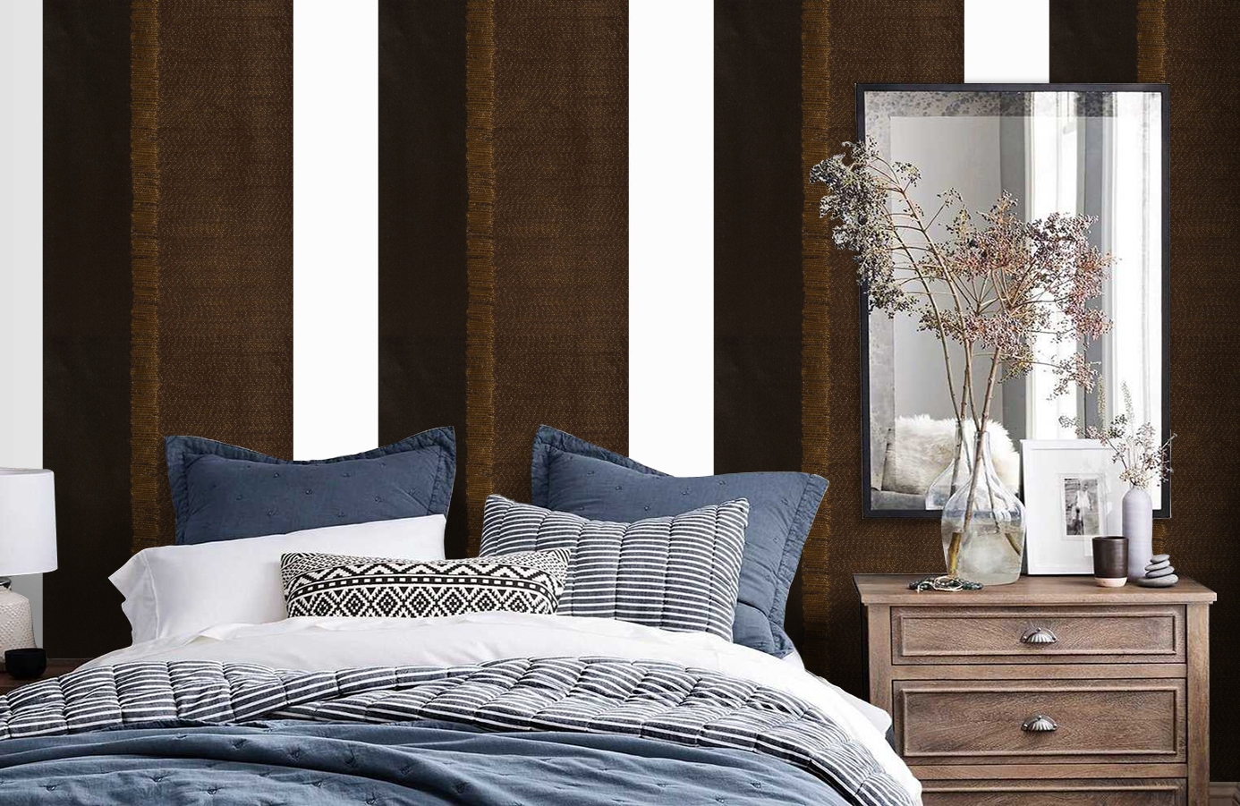 Обои 185063 фото в интерьере спальни Обои 185063 фото в интерьере спальни