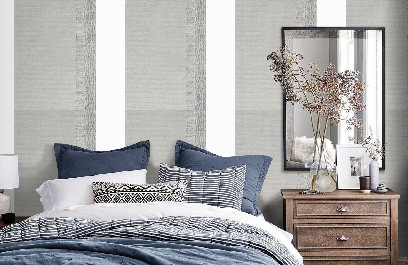 Обои 185064 фото в интерьере спальни Обои 185064 фото в интерьере спальни