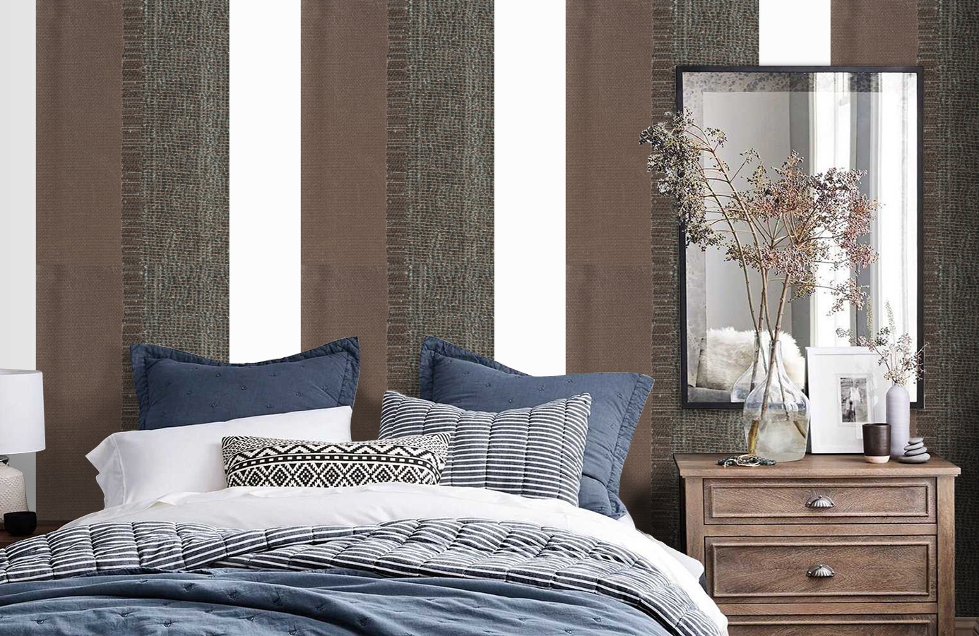 Обои 185065 фото в интерьере спальни Обои 185065 фото в интерьере спальни