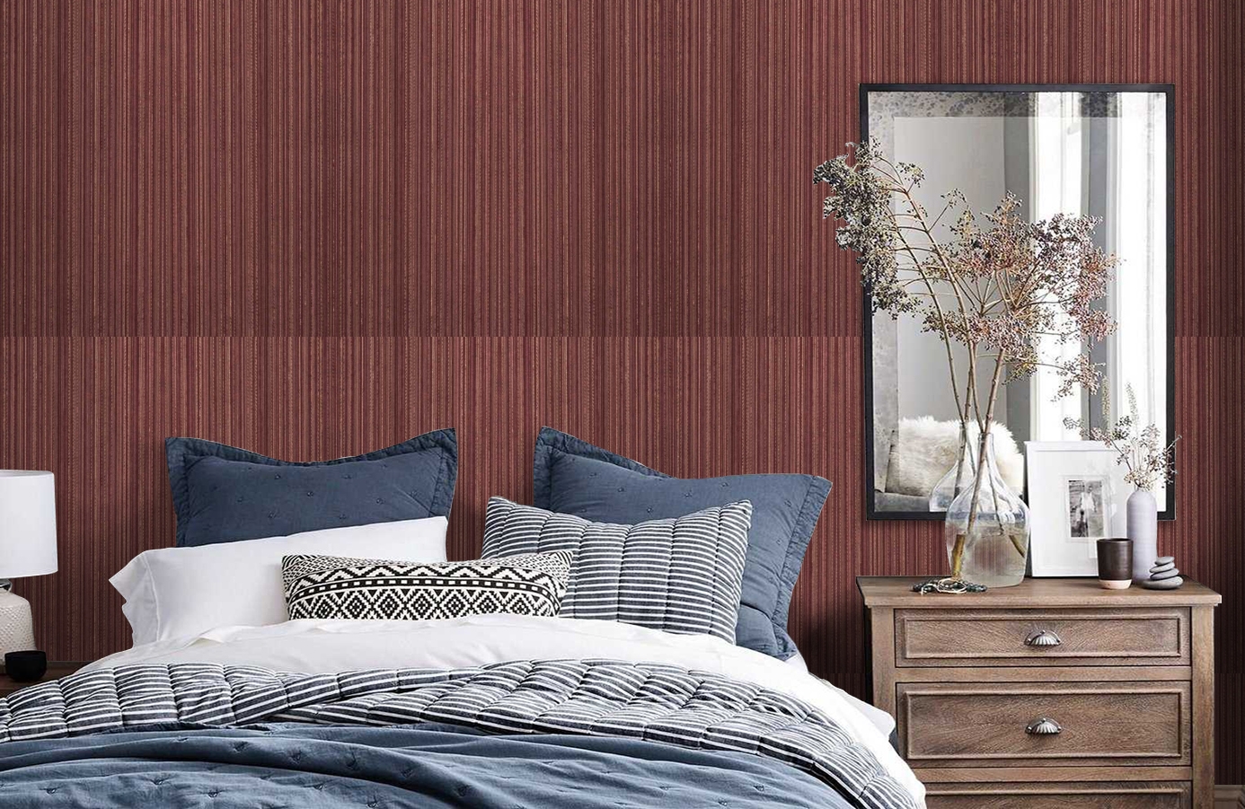 Обои 245028 фото в интерьере спальни