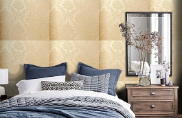 Обои 4540-E1 фото в интерьере спальни превью