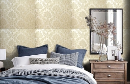 Обои 4540-V1 фото в интерьере спальни превью