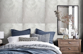 Обои 4550-G1 фото в интерьере спальни превью
