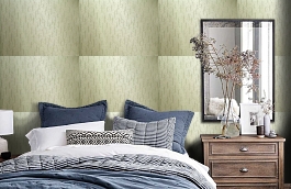 Обои 4580-V1 фото в интерьере спальни превью