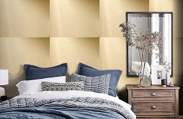 Обои 4580-Y1 фото в интерьере спальни превью