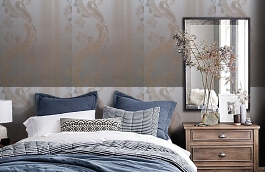 Обои 4610-E2 фото в интерьере спальни превью