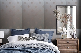 Обои 4620-E2 фото в интерьере спальни превью