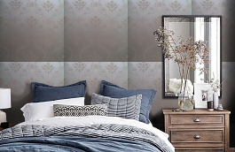 Обои 4630-E2 фото в интерьере спальни превью