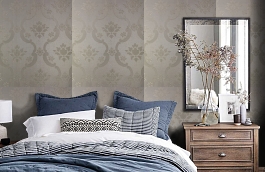 Обои 4630-V1 фото в интерьере спальни превью
