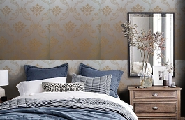 Обои 4630-Y2 фото в интерьере спальни превью