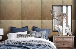 Обои 4630-YY2 фото в интерьере спальни превью