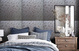 Обои 4640-M1 фото в интерьере спальни превью