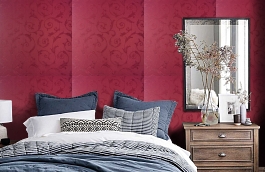Обои 4640-RR1 фото в интерьере спальни превью