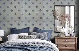 Обои 4920 B2 фото в интерьере спальни превью