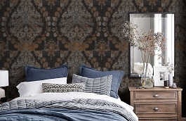 Обои 802 фото в интерьере спальни превью