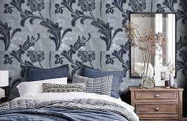 Обои IM105004 фото в интерьере спальни превью