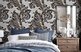 Обои IM105017 фото в интерьере спальни превью