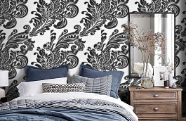 Обои IM105023 фото в интерьере спальни превью