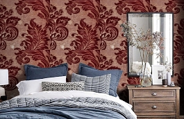 Обои IM105025 фото в интерьере спальни превью