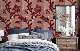 Обои IM105026 фото в интерьере спальни превью